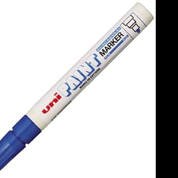 MARCADOR PERM. DELG. UNI-PAINT PX20 PRED. AZUL E12 C144